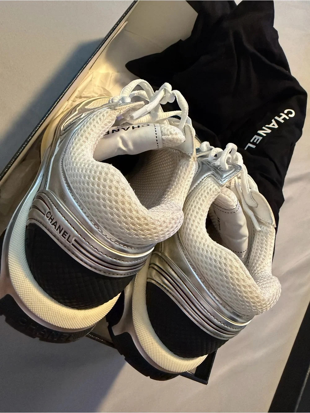 CHANEL authentic sneakers